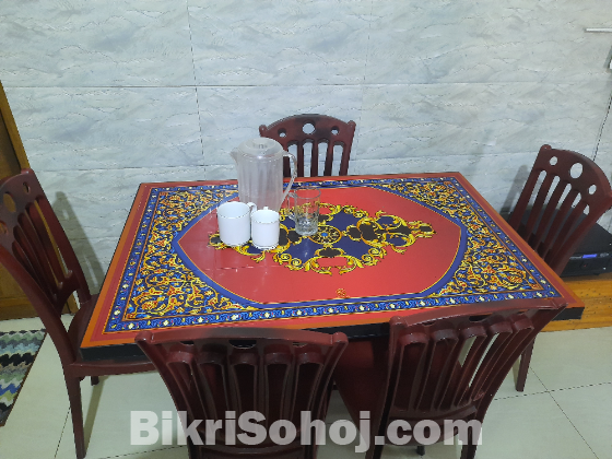 RFL DINING TABLE & 6 CHAIR